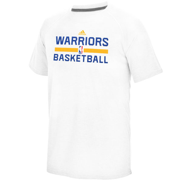 NBA Men Golden State Warriors adidas OnCourt climalite Ultimate TShirt White->nba t-shirts->Sports Accessory